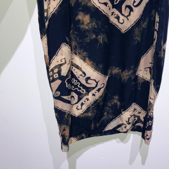 Vintage Black and cream super wide leg jumpsuit - Picture 8 of 13